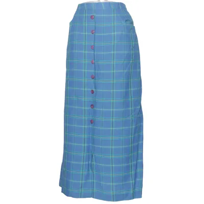 Långkjol (Blå, Grön, Flerfärgad) från Cappuccini by Desam Linne, Polyester, Viskos