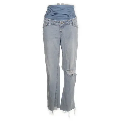 Maternity jeans (Blue) from H&M Mama Cotton, Elastane