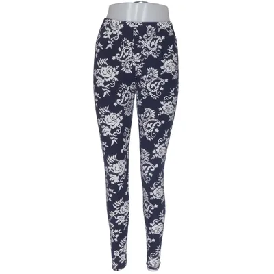 Legging (Bleu, Blanc) de Select Woman Élasthane, Polyester