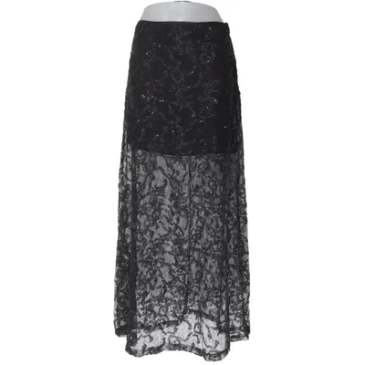 Maxi nederdel (Sort) fra Leveté Room Polyester, Viscose