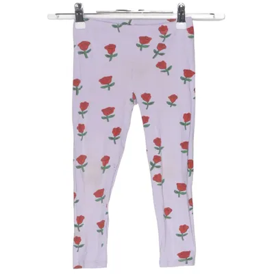 Legging (Violet, Multicolore) de Mini Rodini Coton, Élasthane
