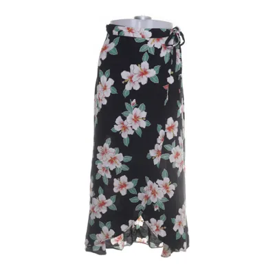 Omlottkjol (Svart, Flerfärgad) från Mango Casual