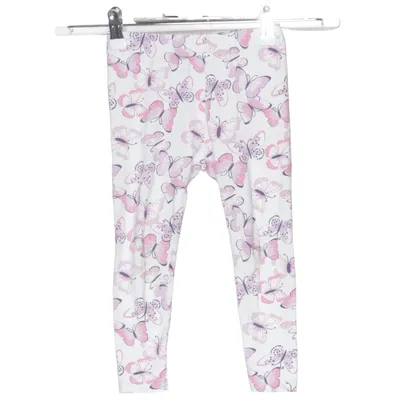 Legging (Blanc, Rose, Violet) de Infinity Kids Coton, Élasthane