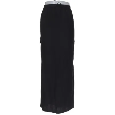Maxi skirt (Black) from Cubus Linen, Viscose