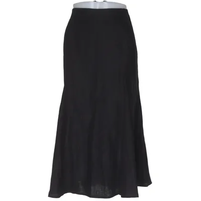 Skirt (Dalia hørnederdel sort) from Dalia Linen