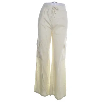 Cargo broek (Geel) van Made in italy Linnen, Katoen