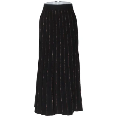 Nederdel (Sort, Brun) fra Max Studio Polyester, Viscose