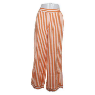 Palazzobyxor (Orange, Vit) från Ichi Bomull, Linne, Viskos