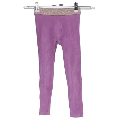 Leggings (Lila) van Mini Boden Katoen, Elastaan, Metallvezel, Polyester