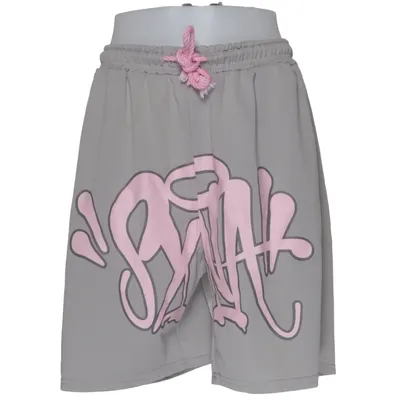 Sweatshort (Grijs, Roze)