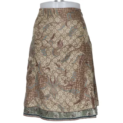 Jupe (Marron, Bleu, Multicolore) de Schumacher Soie