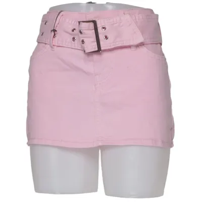 Jupe en jean (Rose) de Bershka Coton, Élasthane