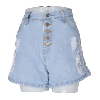 Denim shorts (Blue) from Oxygene Cotton