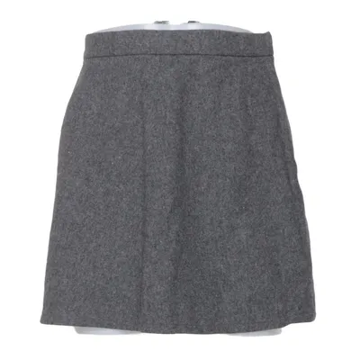Skirt (Gray) from Jaeger Acetate, Wool