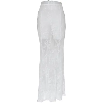 Maxi skirt (White) from Missguided Polyamide