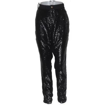 Broek (Zwart) van Zizzi Elastaan, Polyamide, Polyester, Viscose
