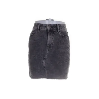 Kjol (Grå) från ONLY Blue Denim Bomull, Polyester, Elastan
