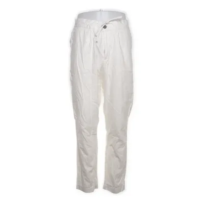 Chinos (Wit) van John Henric Katoen, Linnen, Polyester