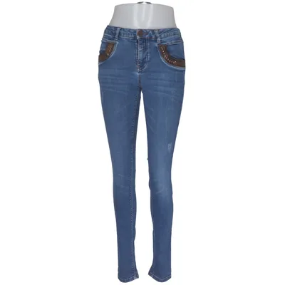 Jeans (Blue) from Mos Mosh Cotton, Elastane, Leather