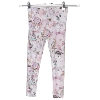 Leggings (Roze, Meerkleurig) van Gugguu Elastaan, Organisch katoen