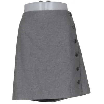 Kjol (Grå) från Banana Republic Polyester, Viskos, Ull