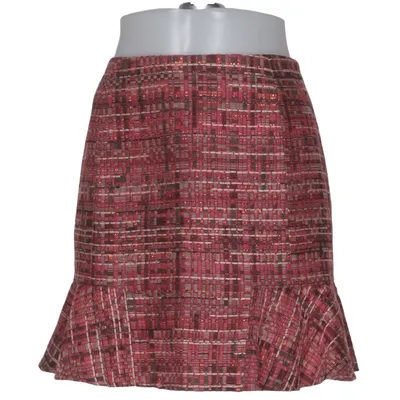 Jupe (Rouge, Violet, Multicolore) de Laurella Acétate, Coton, Fibre métallique, Polyamide, Viscose, Laine