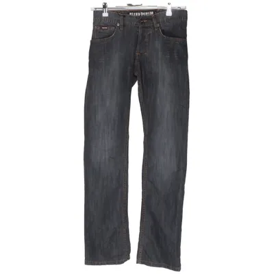 Jean (Gris) de Blend Denim Coton, Polyester