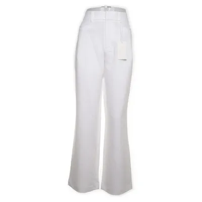 Palazzo pants (White) from NA-KD Elastane, Polyester