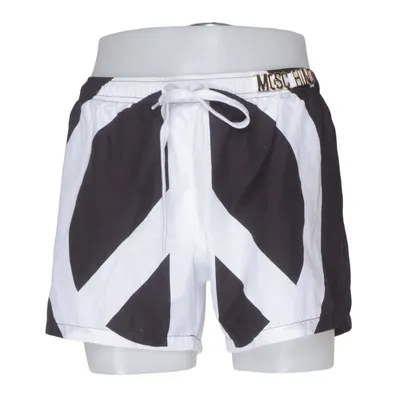 Badshorts (Svart, Vit) från Moschino Swim Elastan, Polyamid, Polyester