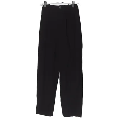 Stoffhose (Schwarz) von H&M Polyester, Viskose