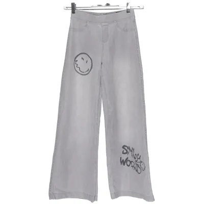 Pants (Gray) from H&M Cotton, Elastane, Polyester