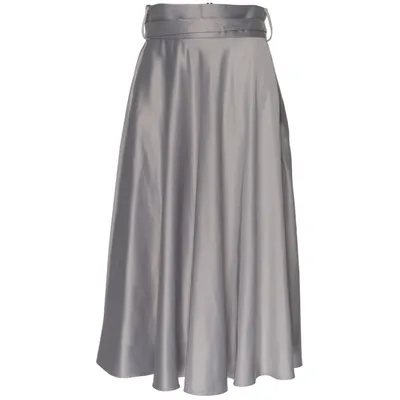 Maxi rok (Grijs) van InWear Elastaan, Polyester