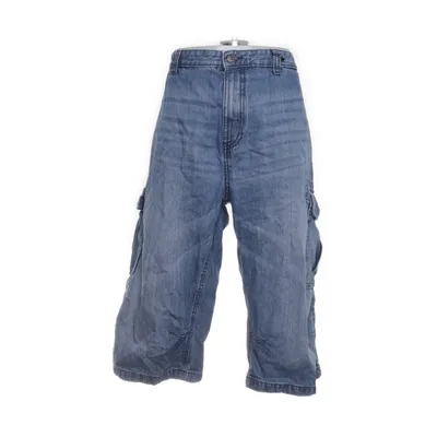 Cargo shorts (Blauw) van Dressmann Katoen, Polyester