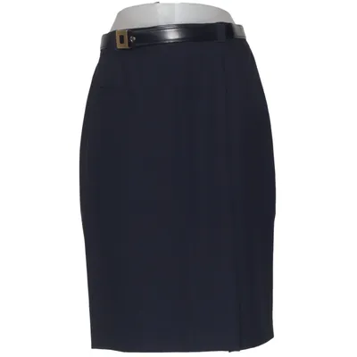 Skirt (Blue) from Nienhaus & Lotz Elastane, Polyester, Viscose