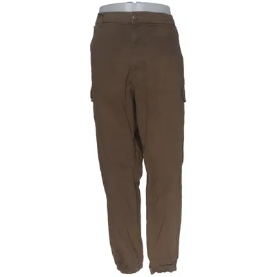 Cargo pants (Brown) from Uniqlo Cotton, Elastane, Polyester