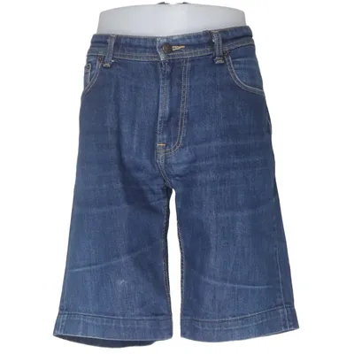 Denim shorts (Blauw) van Dressmann Katoen, Elastaan, Polyester