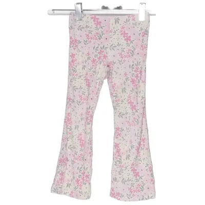 Leggings (Pink, Beige, Flerfarvet) fra Name It Elastan, Økologisk bomuld