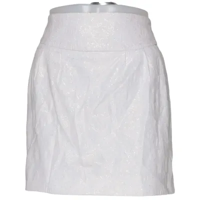 Nederdel (Hvid) fra A Wear Bomuld, Elastan, Metallfiber, Polyester