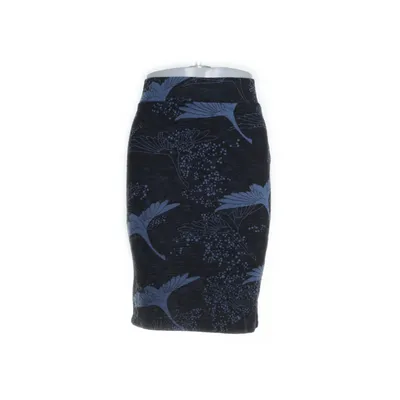 Rok (Zwart, Blauw) van Carin Wester Elastaan, Polyester, Viscose