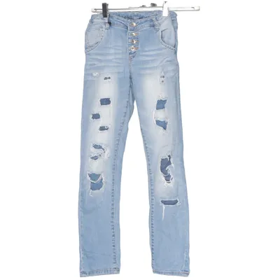 Jeans (Blå) fra Lab Industries by KappAhl Bomuld, Elastan