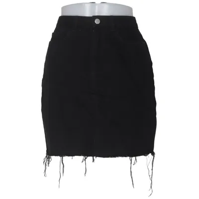 Jeanskjol (Svart) från Iva Nikolina x NA-KD Bomull