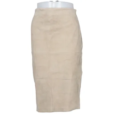 Lædernederdel (Beige) fra By Malene Birger Læder
