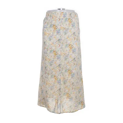 Maxi nederdel (Hvid, Flerfarvet) fra Dazy Polyester