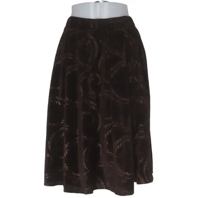 Skirt (Brown, Gold) from Meisïe Polyester