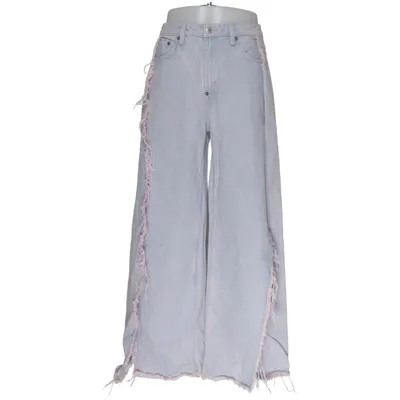 Spijkerbroek (Space Relaxed Straight Jeans) van Weekday Katoen