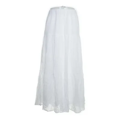 Långkjol (Vit) från Gina Tricot Bomull