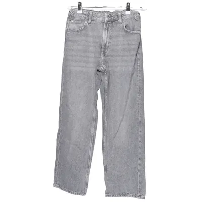 Jeans (Loose Fit Adjustable Waist Straight Leg) fra H&M Bomuld