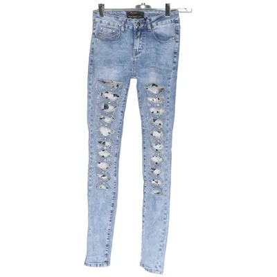 Spijkerbroek (Blauw) van Realty Jeans Katoen, Elastaan