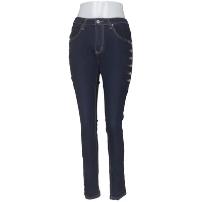 Jeans (Blå) från Place du Jour Bomull, Elastan