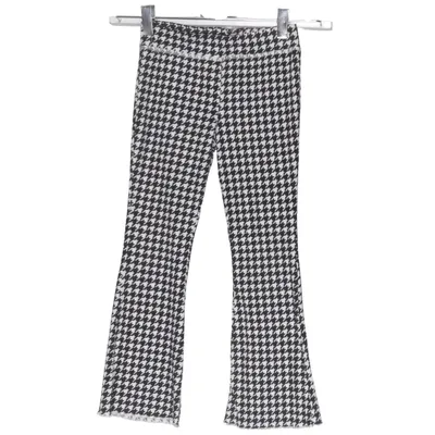Byxor (Svart, Vit) från Derek Heart Elastan, Polyester